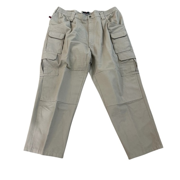 Woolrich Elite Series Men’s Khaki Multi-Pocket Cargo Utility Pants Sz 42 GUC - Picture 1 of 8